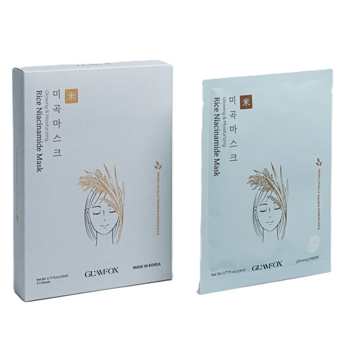 GLAMFOX Rice Niacinamide Mask 23 ml