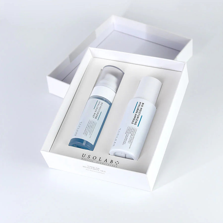 Usolab Hyaluronic Acid and Guaiazulene Set 2 Produse